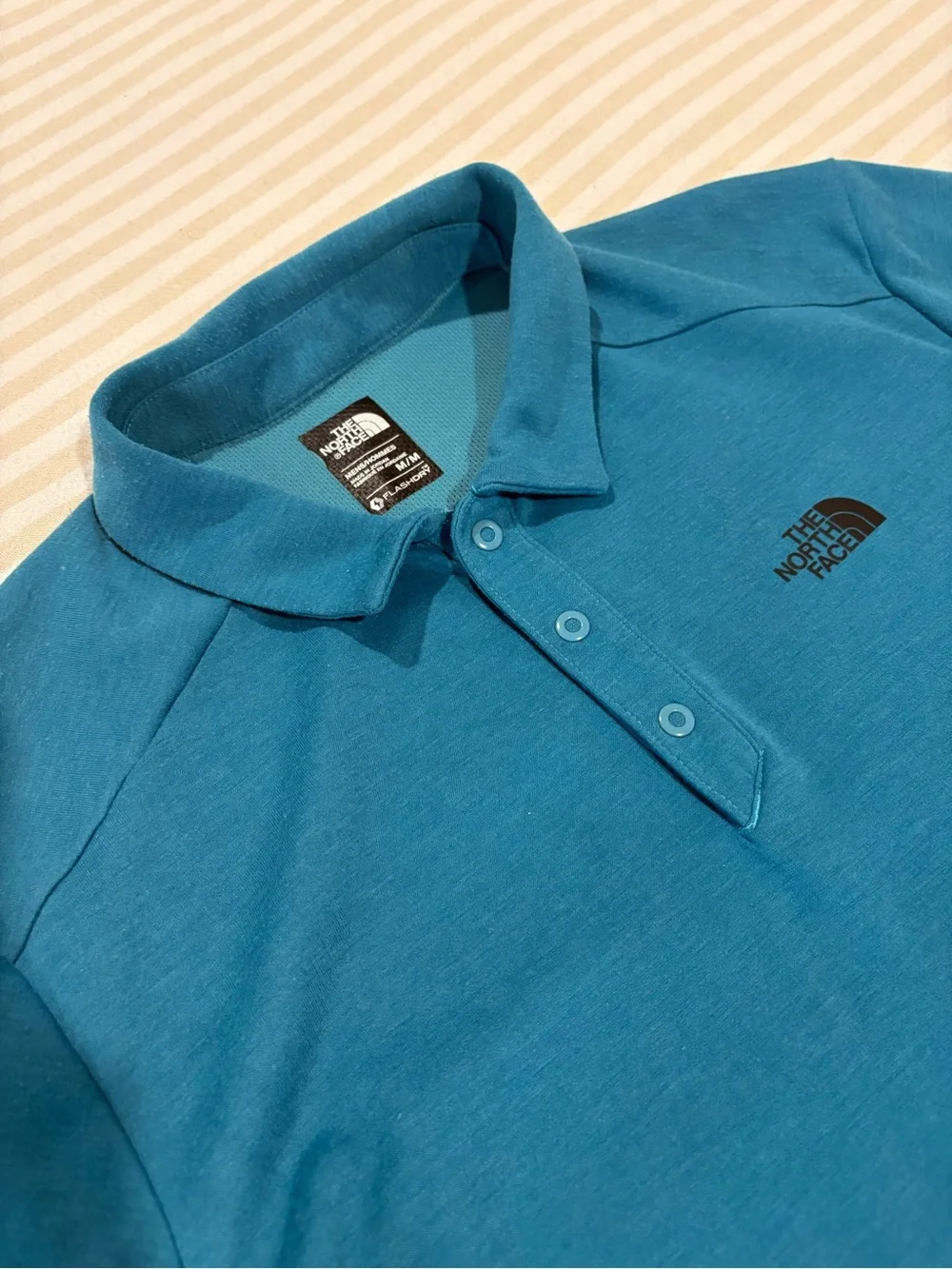 North Face Short-Sleeve Crag Polo Shirt size medium
